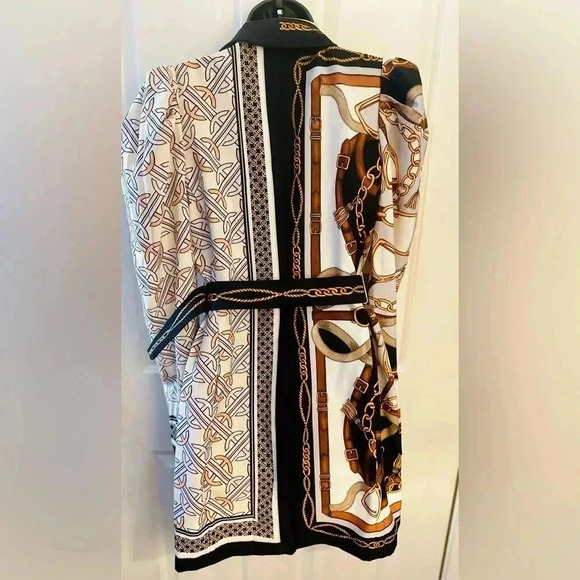 Women’s Printed Shirt Dress - Picture 2 of 11